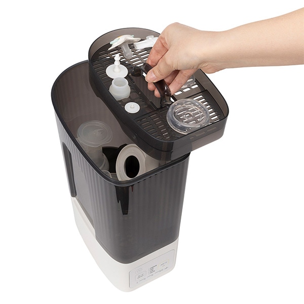 Pigeon）哺乳びんスチーム除菌・乾燥器 ポチットスリム