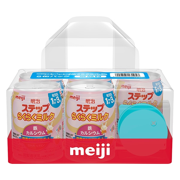 明治）ステップ らくらくミルク 7200ml（240ml×30缶）シリコーンフタ付き