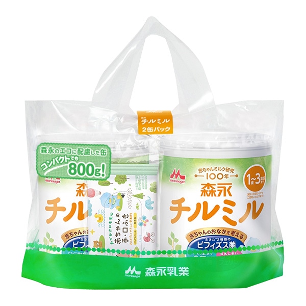 森永）チルミル 大缶 6400g（800g×8缶）+おまけ付き（1歳~3歳頃まで）