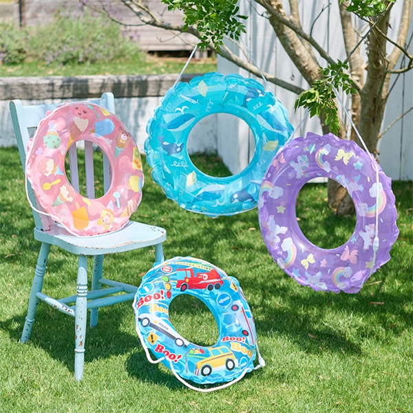 ロープ付き浮き輪 60cm（ユニコーン）