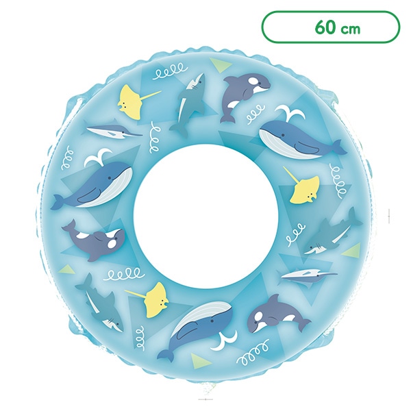 ロープ付き浮き輪 60cm（海のいきもの）