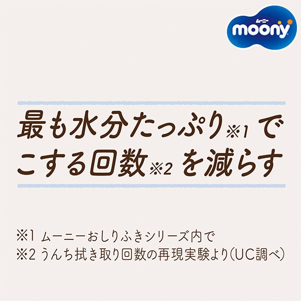 moony）ムーニーナチュラルおしりふき 1200枚（50枚×24個）（1ケース）