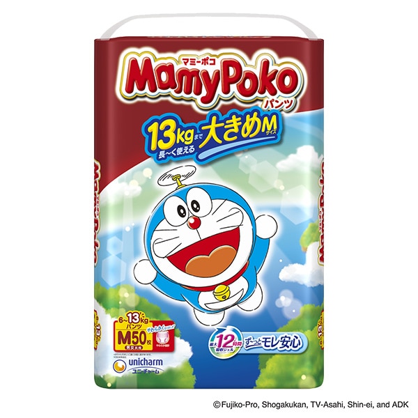 MamyPoko）マミーポコパンツ M（6~13kg）150枚（50枚×3パック）（ドラえもん）