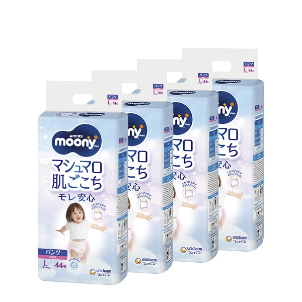 moony）ムーニーマン マシュマロ肌ごこちモレ安心 パンツL 女の子（9