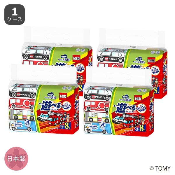 moony）ムーニー おしりふき やわらか素材（トミカ）2432枚（76枚×32個）