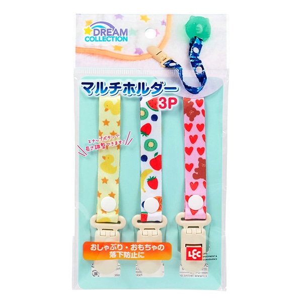 レック）マルチホルダー 3個入り（女の子柄）