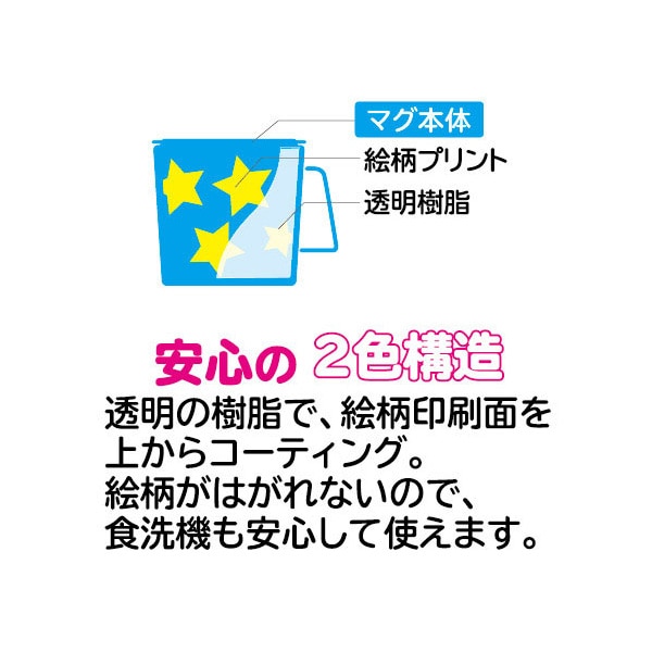 レック）マグカップ イエロー（アンパンマン）