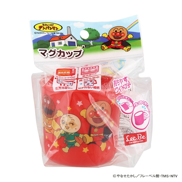 レック）マグカップ レッド（アンパンマン）