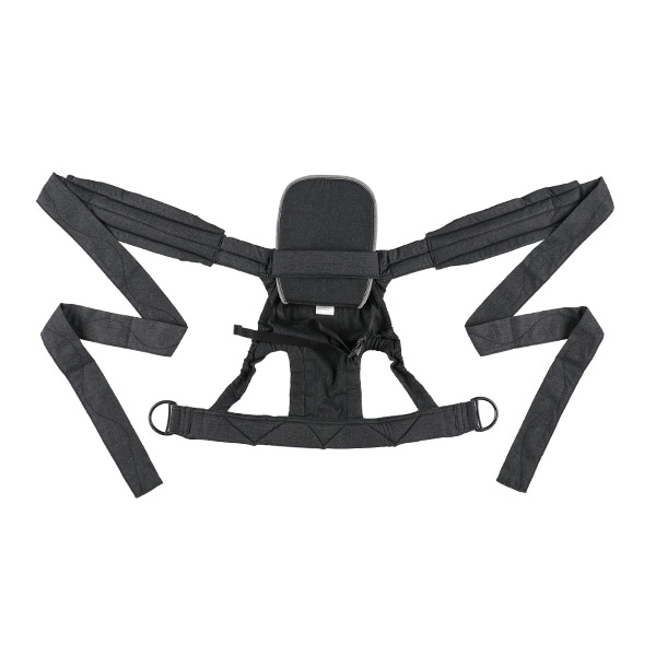 ラッキー工業）家事に役立つ おんぶひも（デニムブラック）（4ヶ月頃～24ヶ月まで）