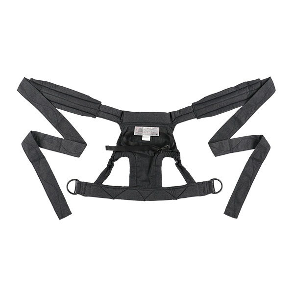 ラッキー工業）家事に役立つ おんぶひも（デニムブラック）（4ヶ月頃～24ヶ月まで）