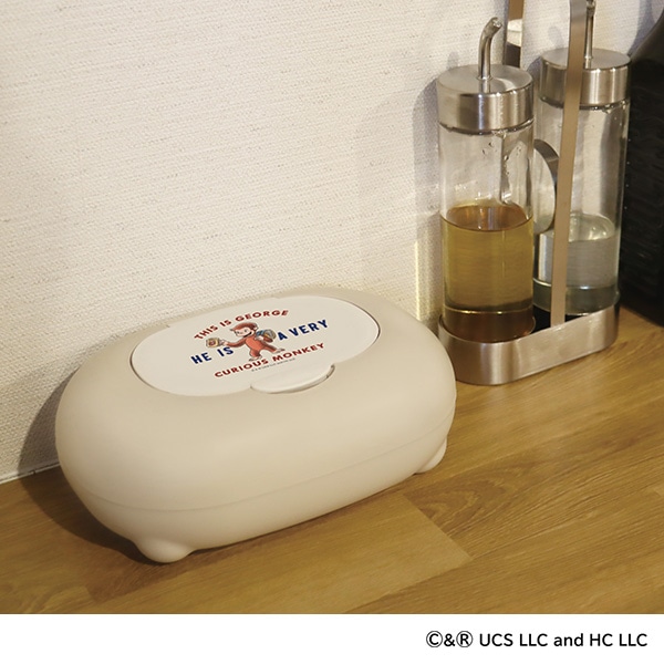 錦化成）ウェットティッシュケース THIS IS GEORGE（おさるのジョージ）