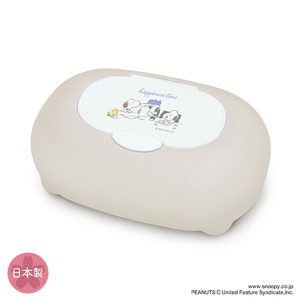 錦化成）ウェットティッシュケース happiness time（スヌーピー）