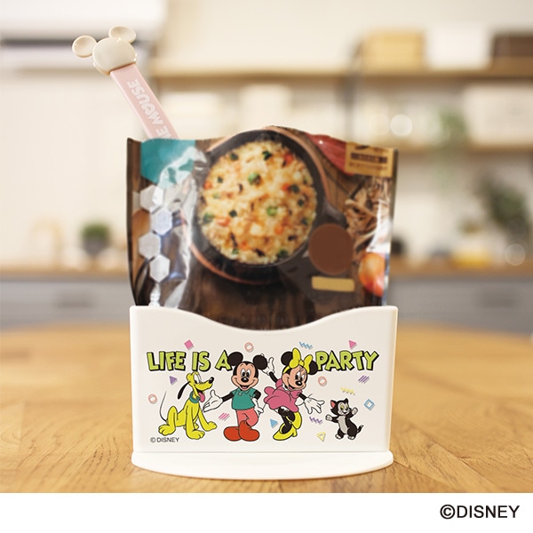 レトルト離乳食スタンド ロングスプーン付き（ミニーマウス）