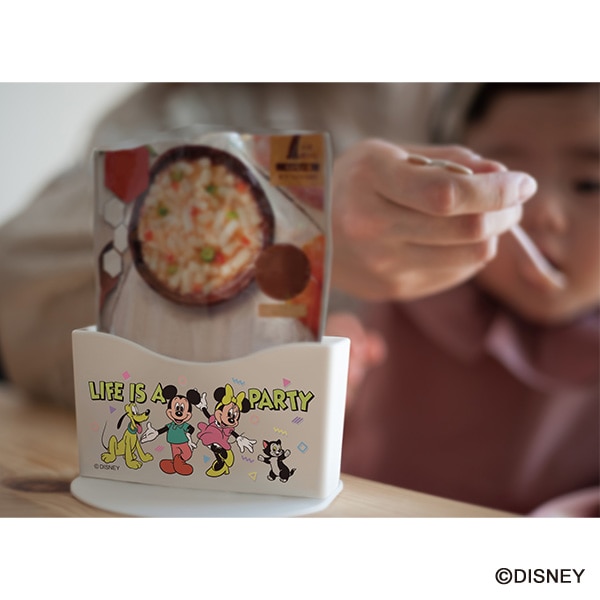 レトルト離乳食スタンド ロングスプーン付き（ミニーマウス）