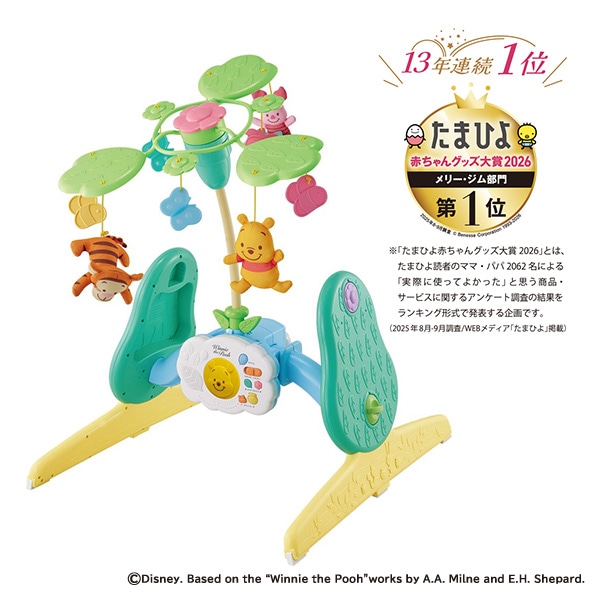 タカラトミー）えらべる回転 6WAYジムにへんしんメリー プラス（くまのプーさん）
