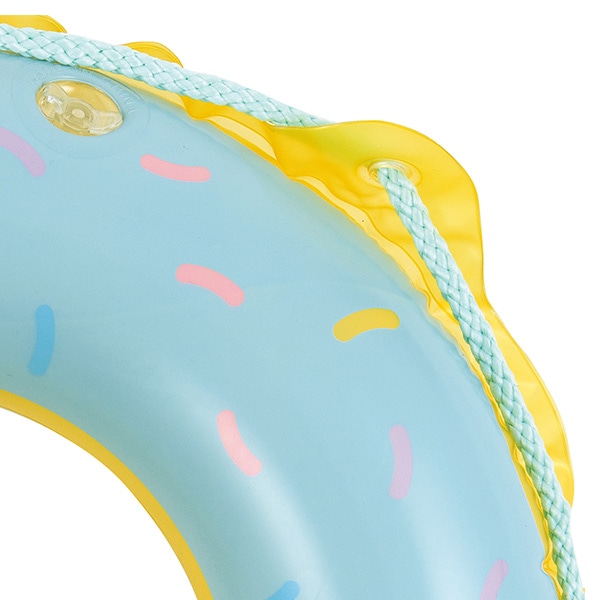 ロープ付き浮き輪 50cm（ドーナツチョコミント）