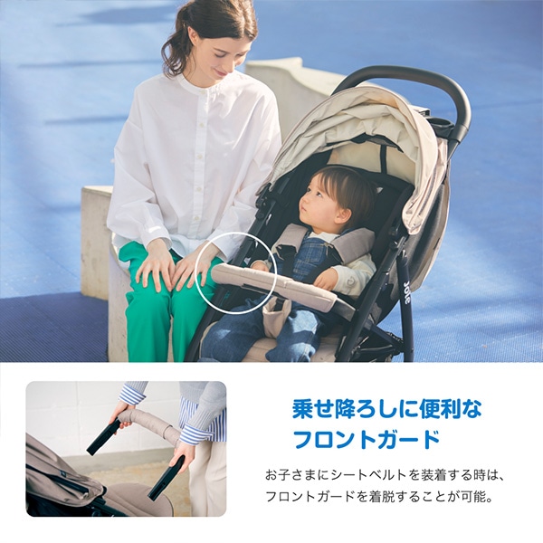 Joie）ベビーカー ライトトラックス 3 DLX（ブラック）