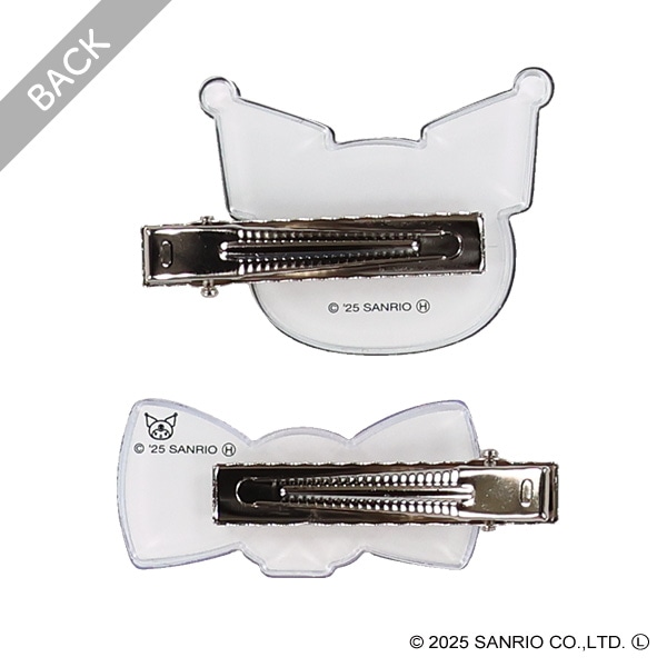 サンリオキャラクターズ ぷっくりったいヘアクリップ2P（クロミ）