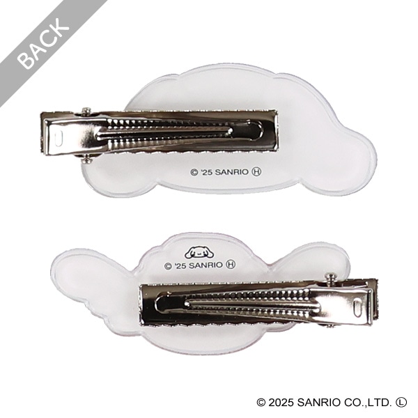 サンリオキャラクターズ ぷっくりったいヘアクリップ2P（シナモロール）