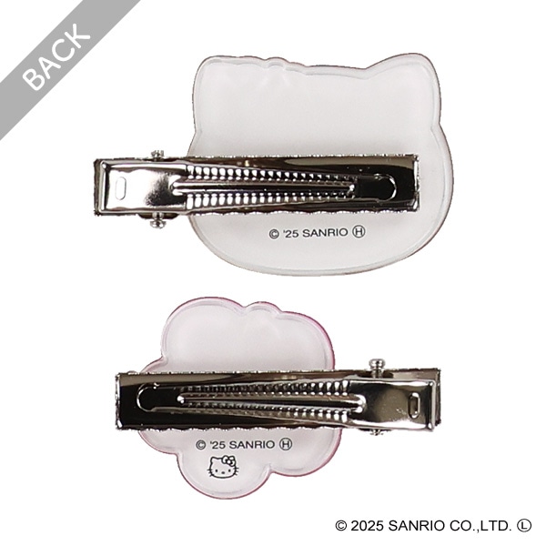 ハローキティ ぷっくりったいヘアクリップ2P（日焼け）