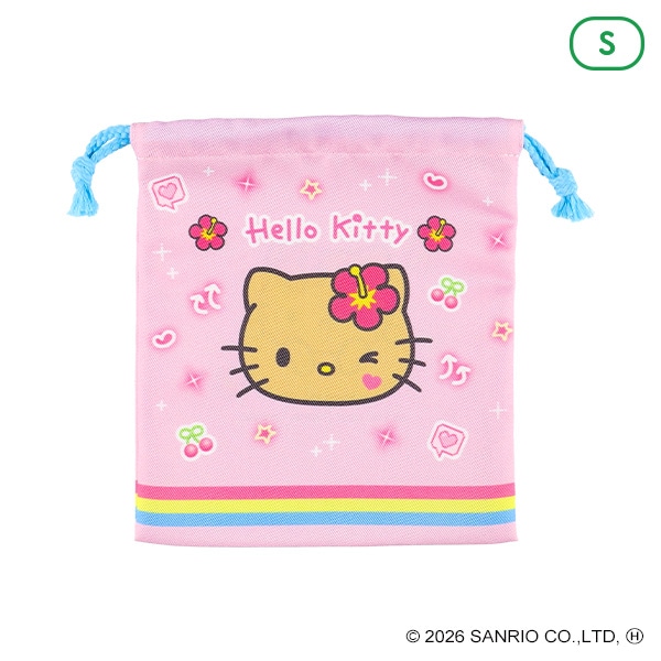 巾着S（ハローキティ・日焼け）