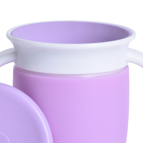 マンチキン）ハンドル付きミラクルカップ（パープル）