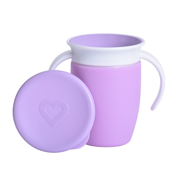 マンチキン）ハンドル付きミラクルカップ（パープル）