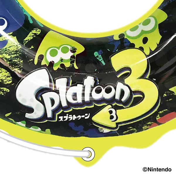 ロープ付き浮き輪 70cm（スプラトゥーン）