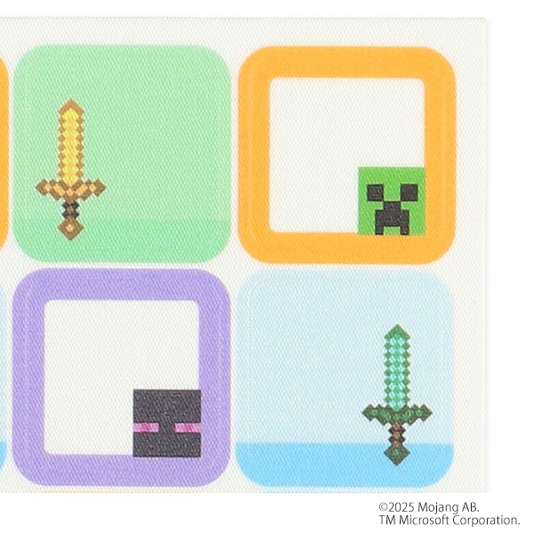 洗濯タグ用ネームシール（マインクラフト）