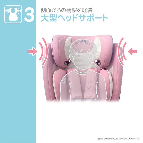 ハーネスジュニアネクスト（マイメロディ フラワー）