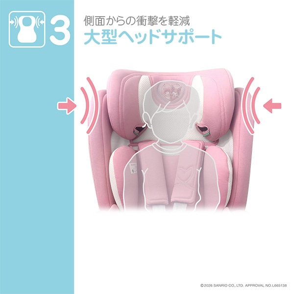 ハーネスジュニアネクスト（マイメロディ&クロミ）