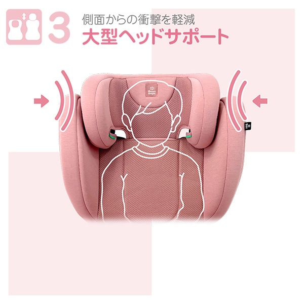 ハイバックジュニアコンパクト（ピンク）
