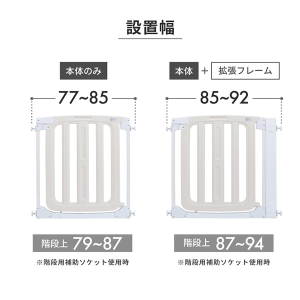 日本育児）階段上OK！まもるんベビーゲート