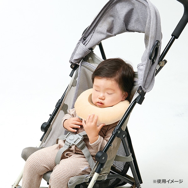 コジット）ベビーカー兼用うたた寝クッション ドーナツ