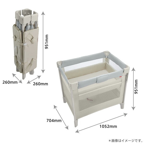 Aprica）ココネルエアーAB（ホワイトグレー）