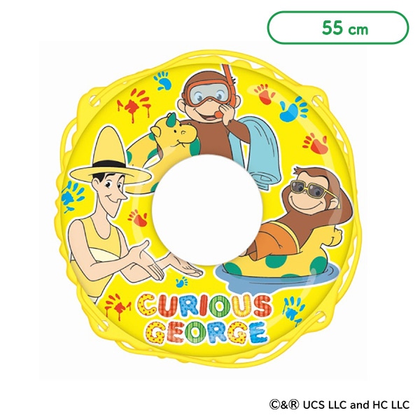 浮き輪 55cm（おさるのジョージ）