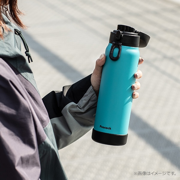 ピーコック）ワンタッチマグボトル 0.8L（ブラック）