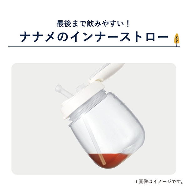 Combi）ラクマグ 漏れないストロー 340 R（きのみ）（6ヶ月頃から）