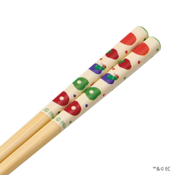 スケーター）竹箸 16.5cm（はらぺこあおむし）