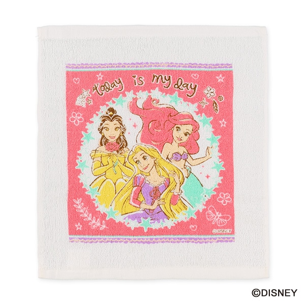 スケーター）おしぼりタオル 3枚セット（ディズニープリンセス）