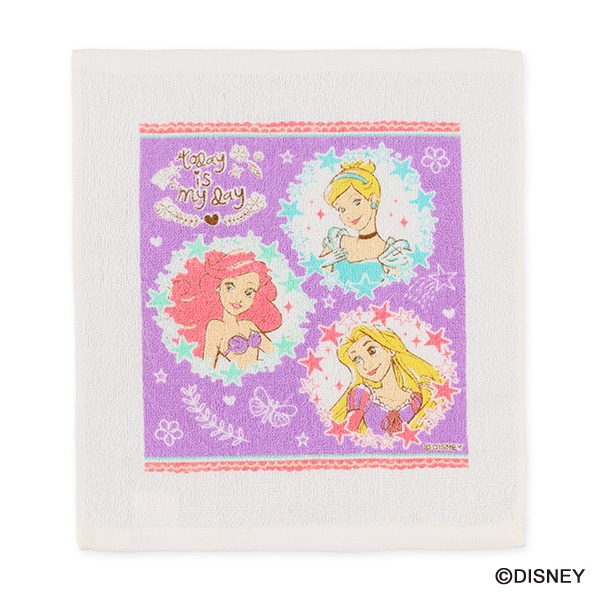 スケーター）おしぼりタオル 3枚セット（ディズニープリンセス）