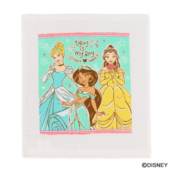 スケーター）おしぼりタオル 3枚セット（ディズニープリンセス）