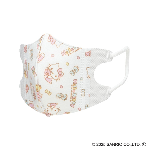 スケーター）子供立体マスク Sサイズ（2～3歳）25枚入り（ハローキティ）