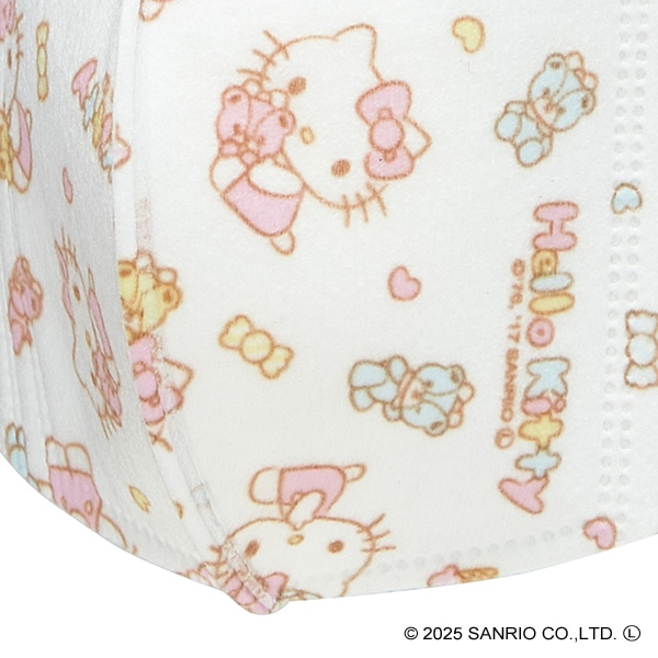 スケーター）子供立体マスク Sサイズ（2～3歳）25枚入り（ハローキティ）