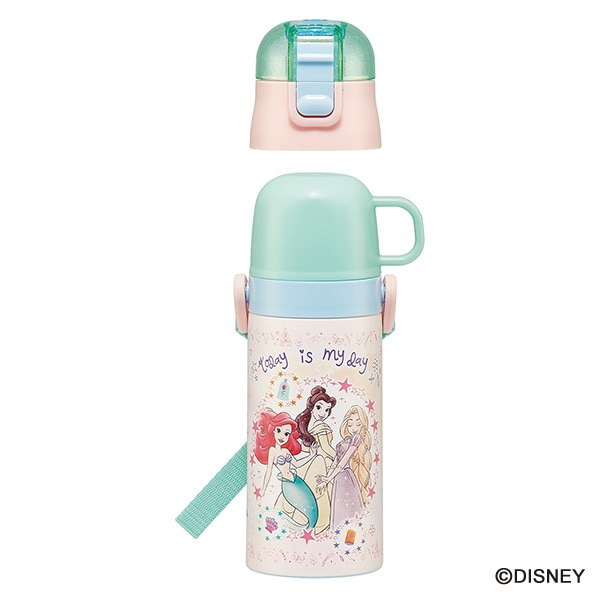 スケーター）2WAYステンレスボトル 350ml/420ml（ディズニープリンセス）
