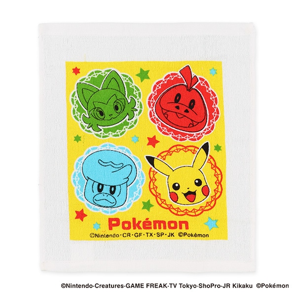 スケーター）おしぼりタオル 3枚セット（ポケモン）