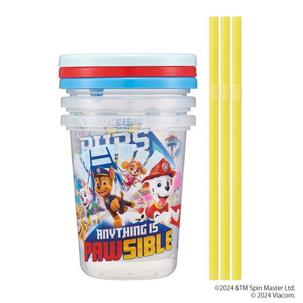 スケーター）ストロー付きタンブラー 3個セット（パウパトロール）