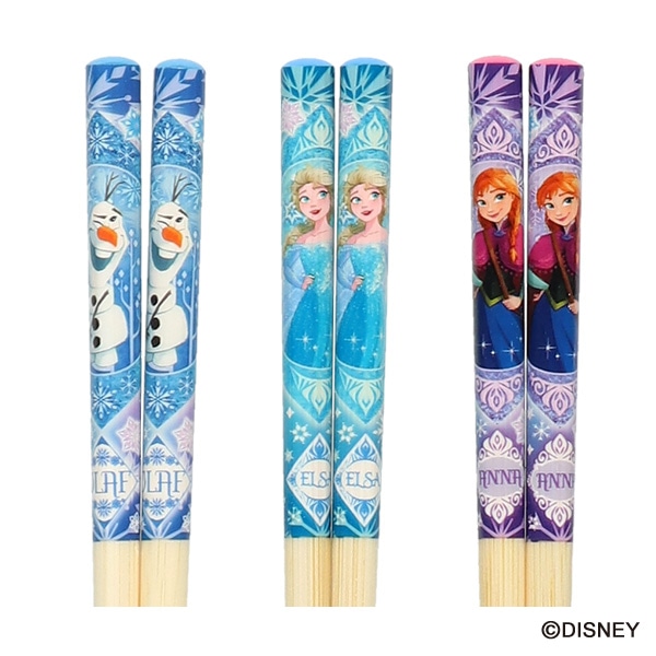 スケーター）竹箸 3Pセット 16.5cm（アナと雪の女王）
