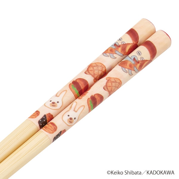 スケーター）竹箸 16.5cm（パンどろぼう）
