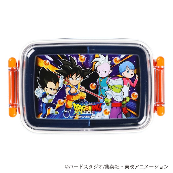 スケーター）抗菌 食洗器対応ふわっとフタタイトランチボックス 角型 450ml（ドラゴンボールDAIMA）